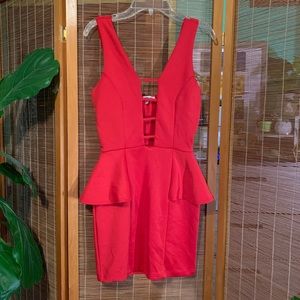 Small red dress from Charlotte Russe